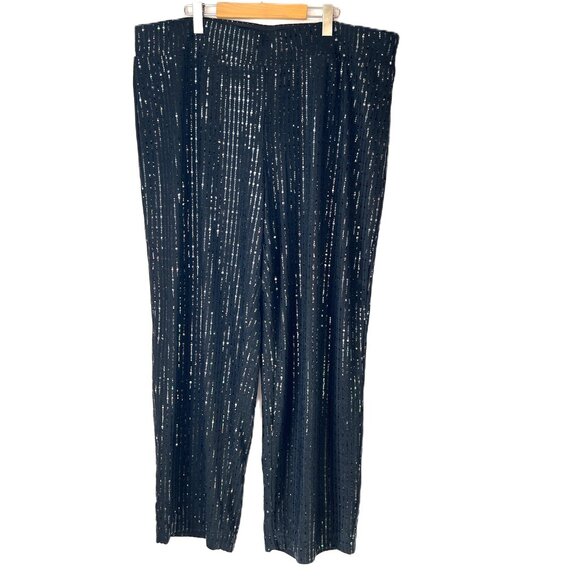 ✨ Anne Klein XXL Sequin Pants – Glamour Meets Comfort 💐 - Picture 2 of 10